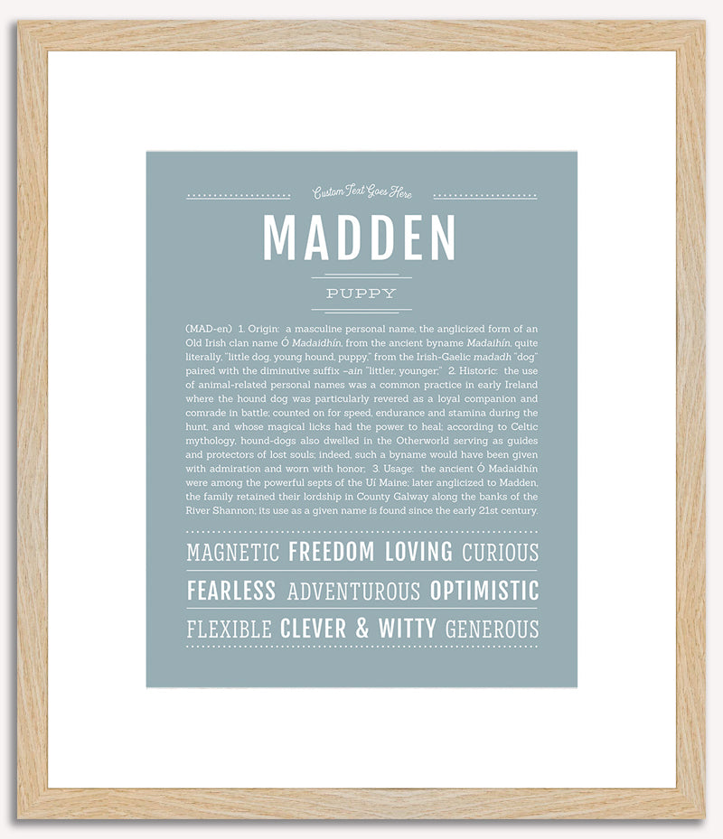 Madden | Name Art Print