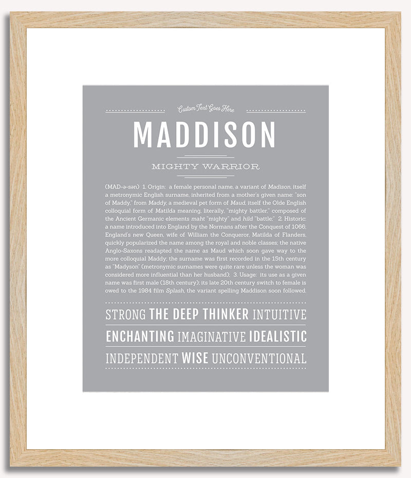 Maddison | Name Art Print