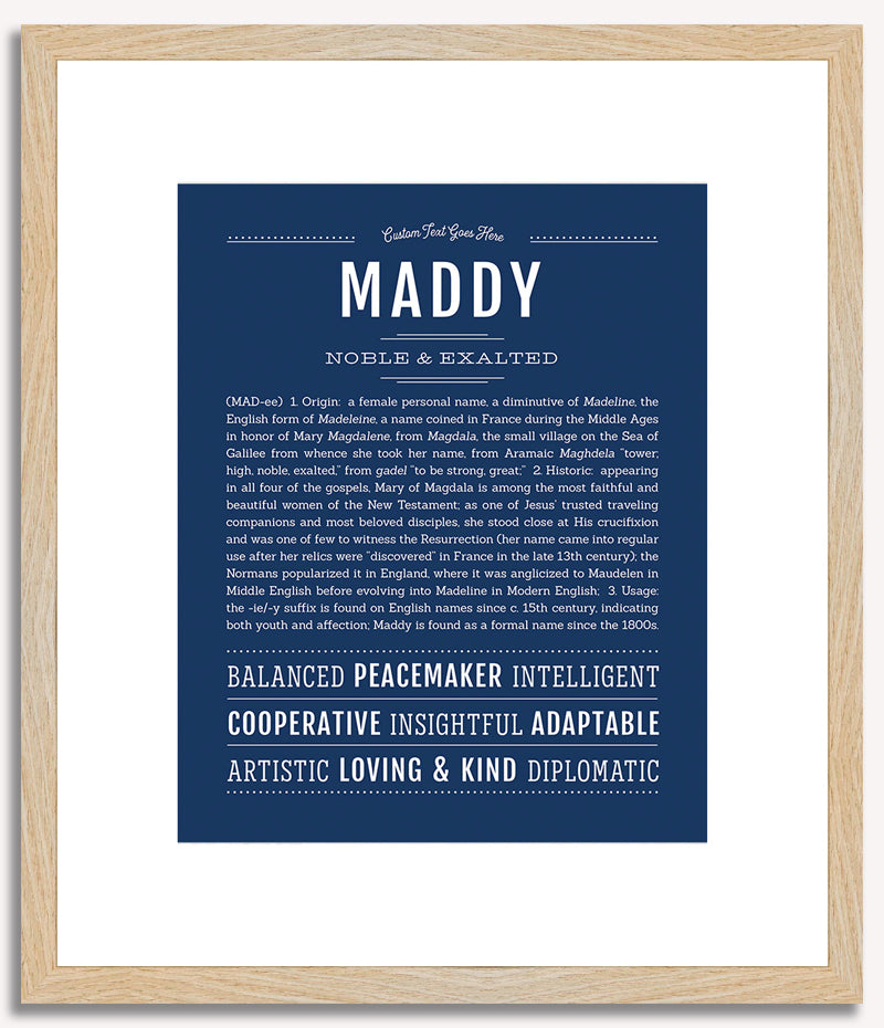 Maddy | Name Art Print