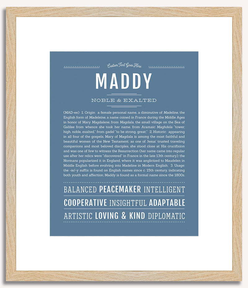 Maddy | Name Art Print