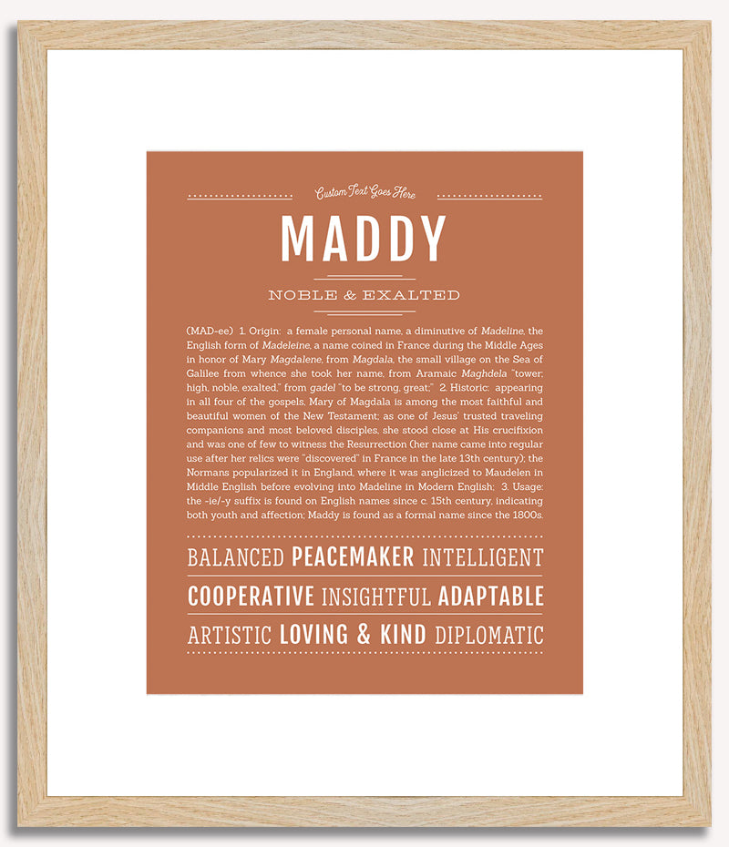 Maddy | Name Art Print