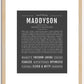 Maddyson | Name Art Print