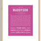 Maddyson | Name Art Print