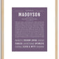 Maddyson | Name Art Print