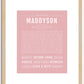 Maddyson | Name Art Print