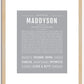 Maddyson | Name Art Print