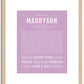 Maddyson | Name Art Print