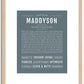 Maddyson | Name Art Print