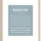 Maddyson | Name Art Print