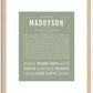 Maddyson | Name Art Print