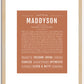 Maddyson | Name Art Print