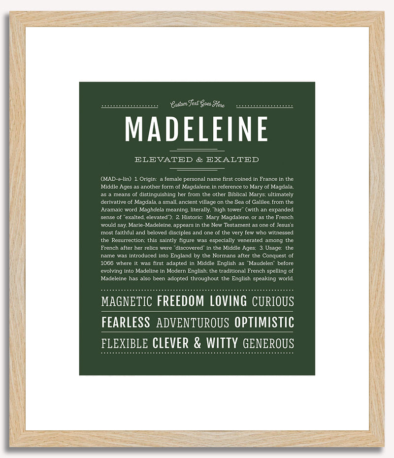 Madeleine | Name Art Print