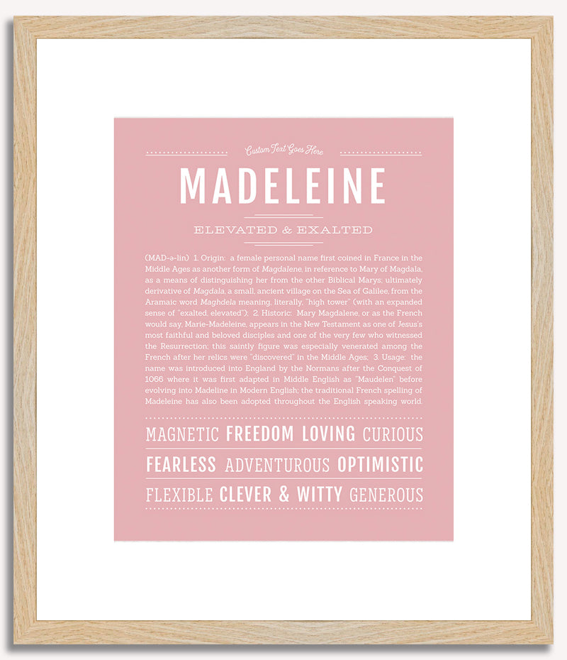 Madeleine | Name Art Print