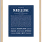 Madeleine | Name Art Print