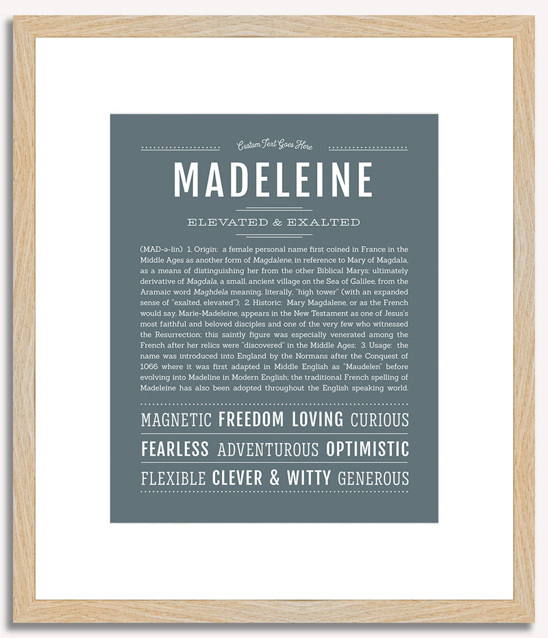 Madeleine | Name Art Print