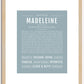 Madeleine | Name Art Print