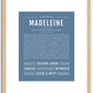 Madeleine | Name Art Print