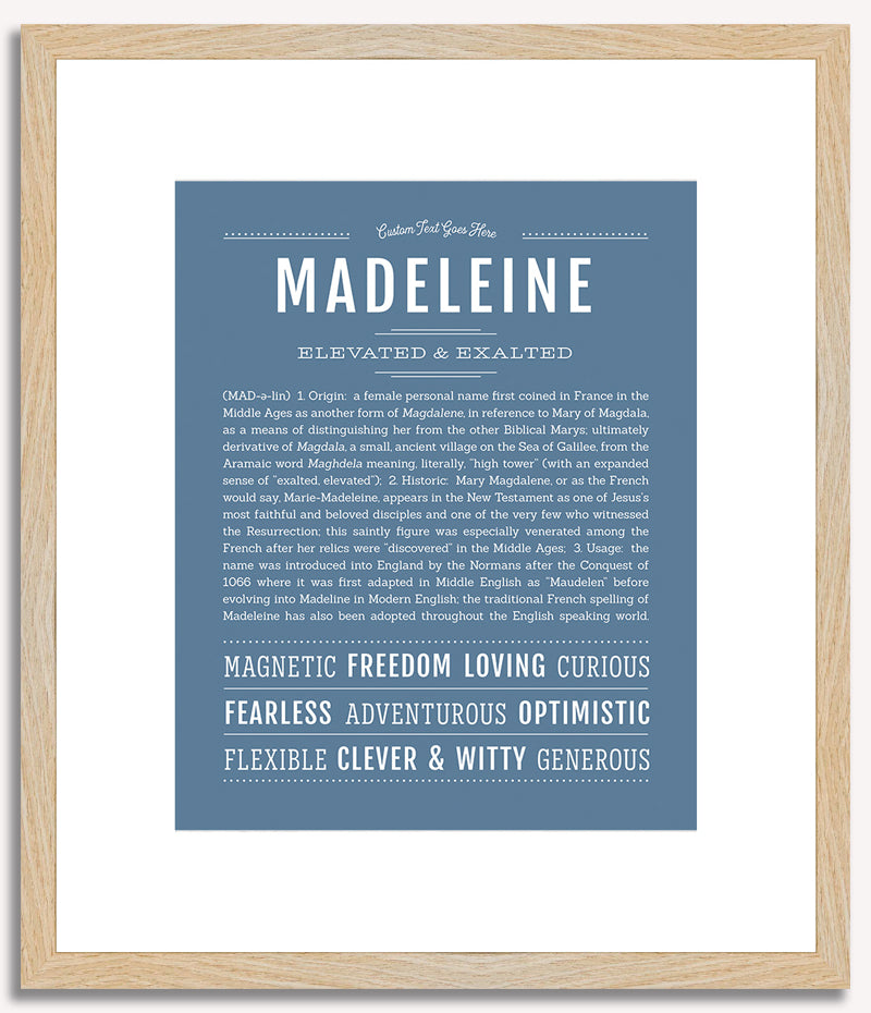 Madeleine | Name Art Print