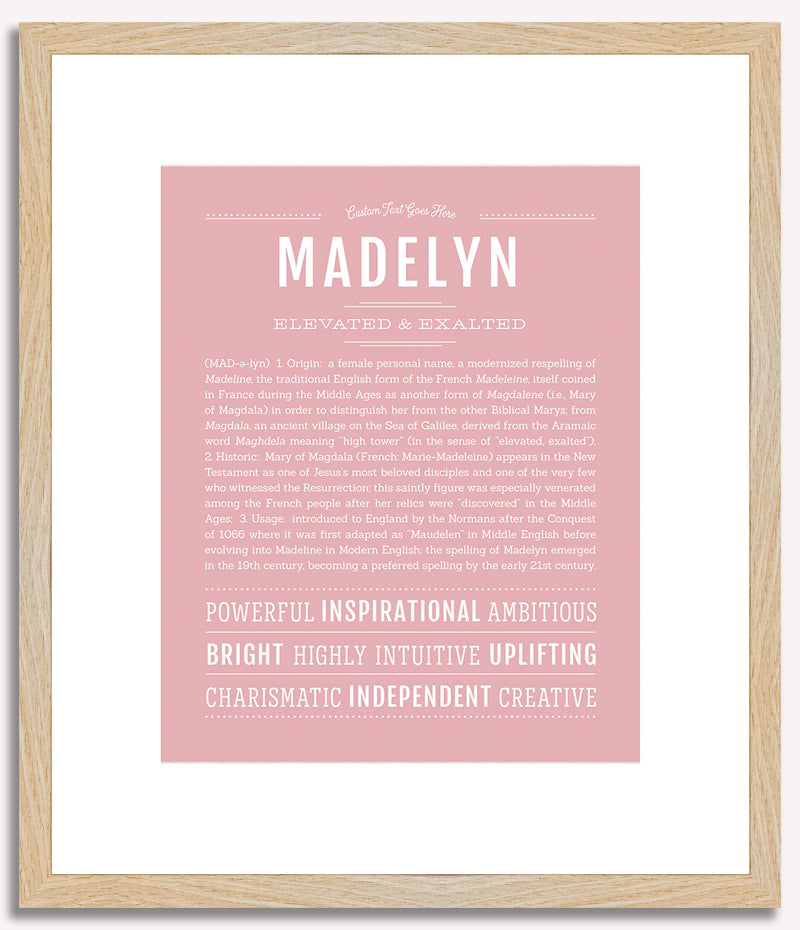 Madelyn | Name Art Print