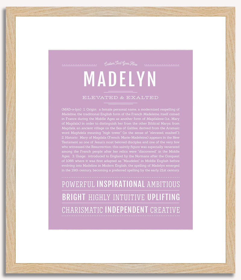 Madelyn | Name Art Print