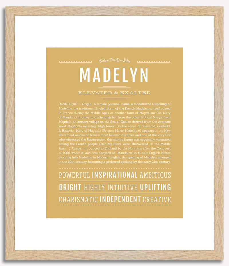 Madelyn | Name Art Print