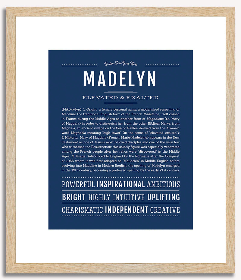 Madelyn | Name Art Print