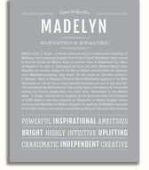 Madelyn | Name Art Print – Name Stories