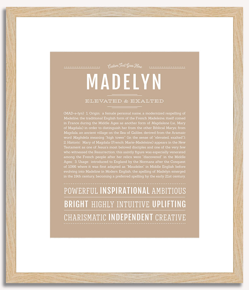 Madelyn | Name Art Print