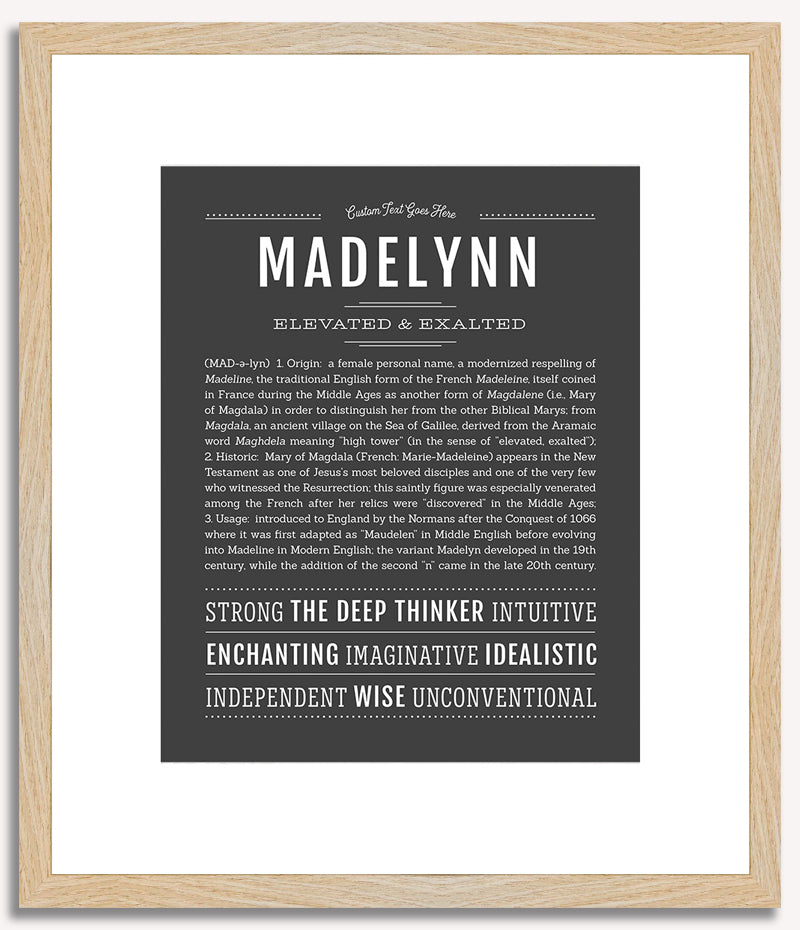 Madelynn | Name Art Print