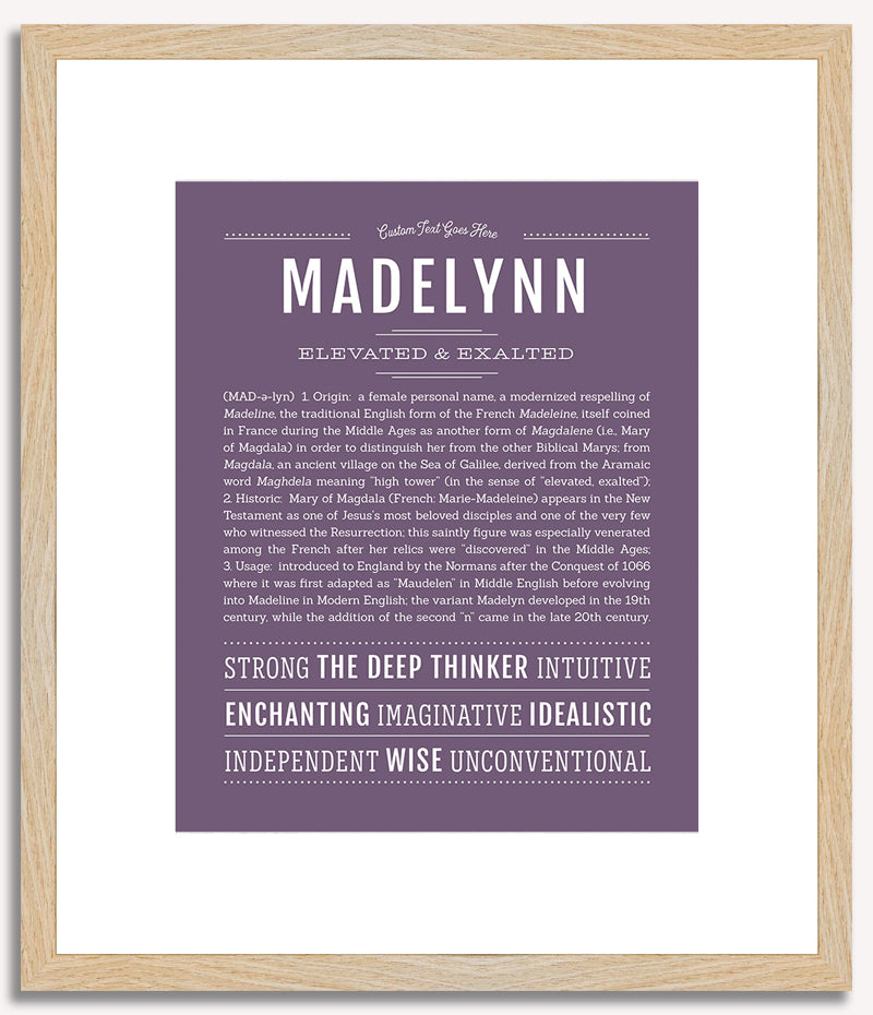 Madelynn | Name Art Print