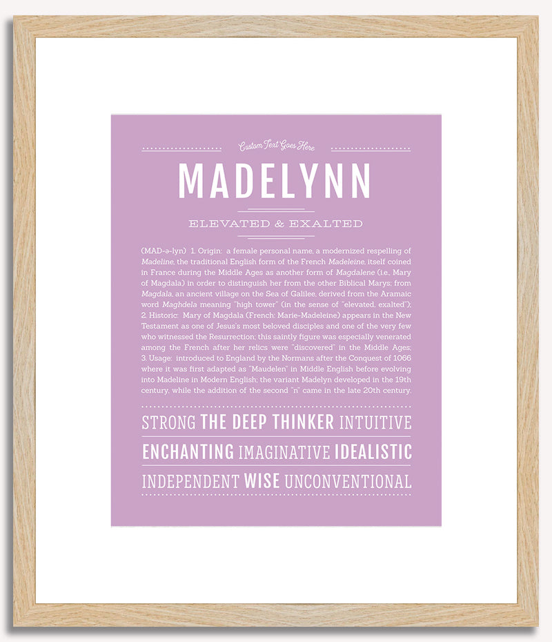 Madelynn | Name Art Print