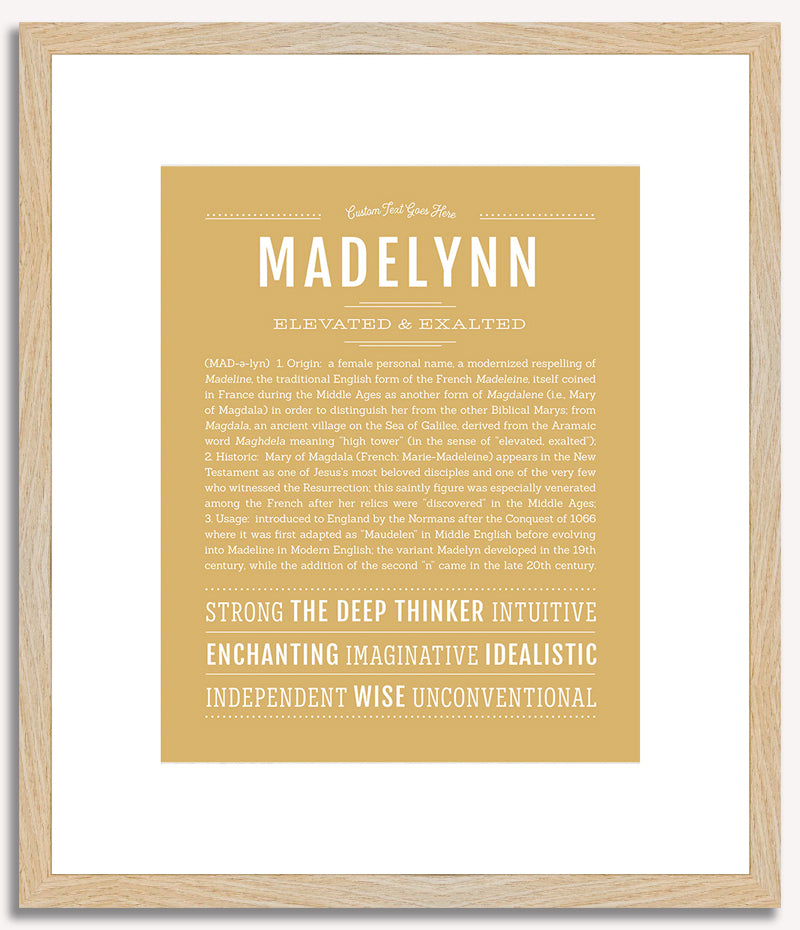 Madelynn | Name Art Print