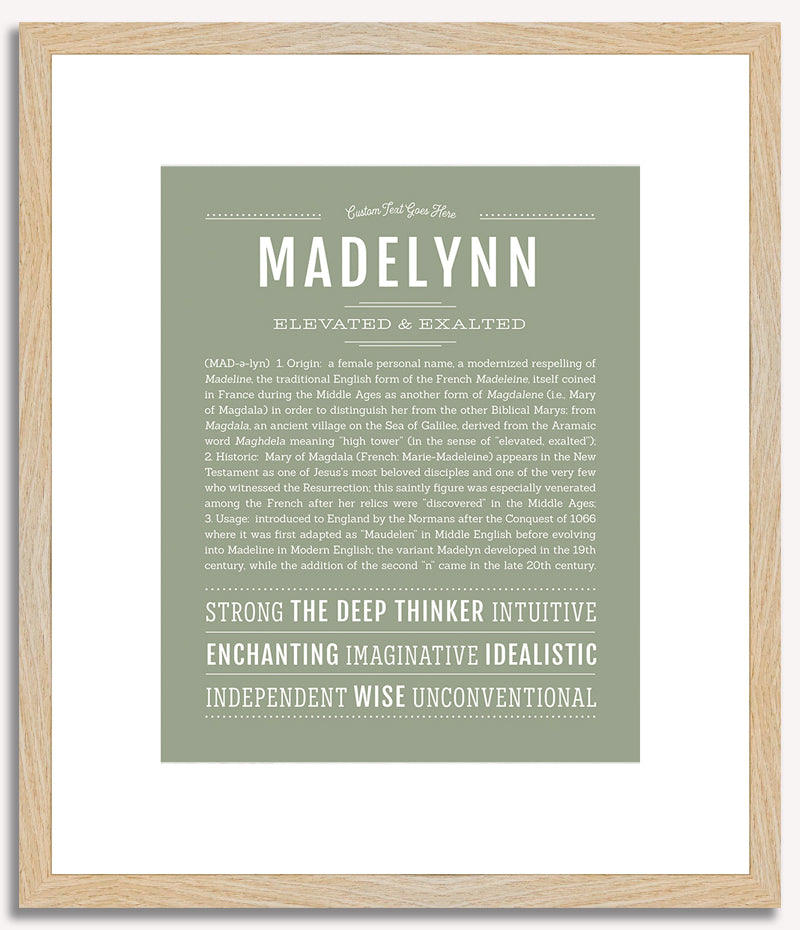 Madelynn | Name Art Print