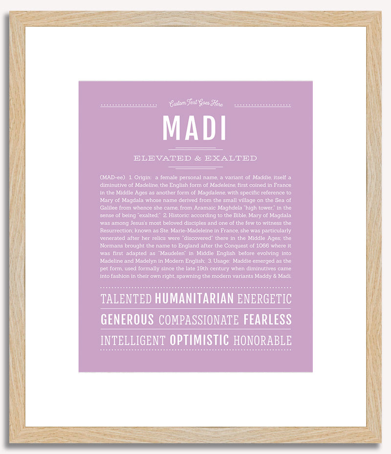 Madi | Name Art Print