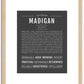 Madigan | Name Art Print