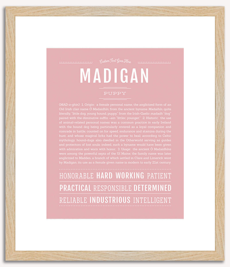 Madigan | Name Art Print