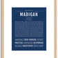 Madigan | Name Art Print