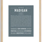 Madigan | Name Art Print