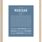 Madigan | Name Art Print