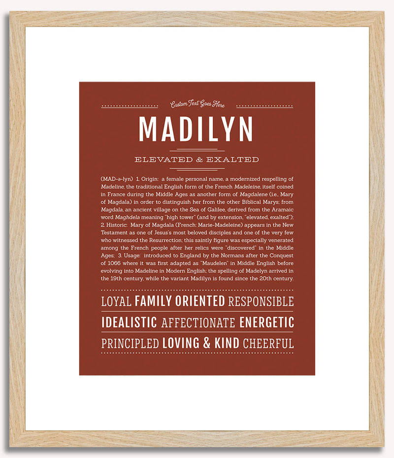 Madilyn | Name Art Print