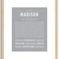 Madison | Name Art Print