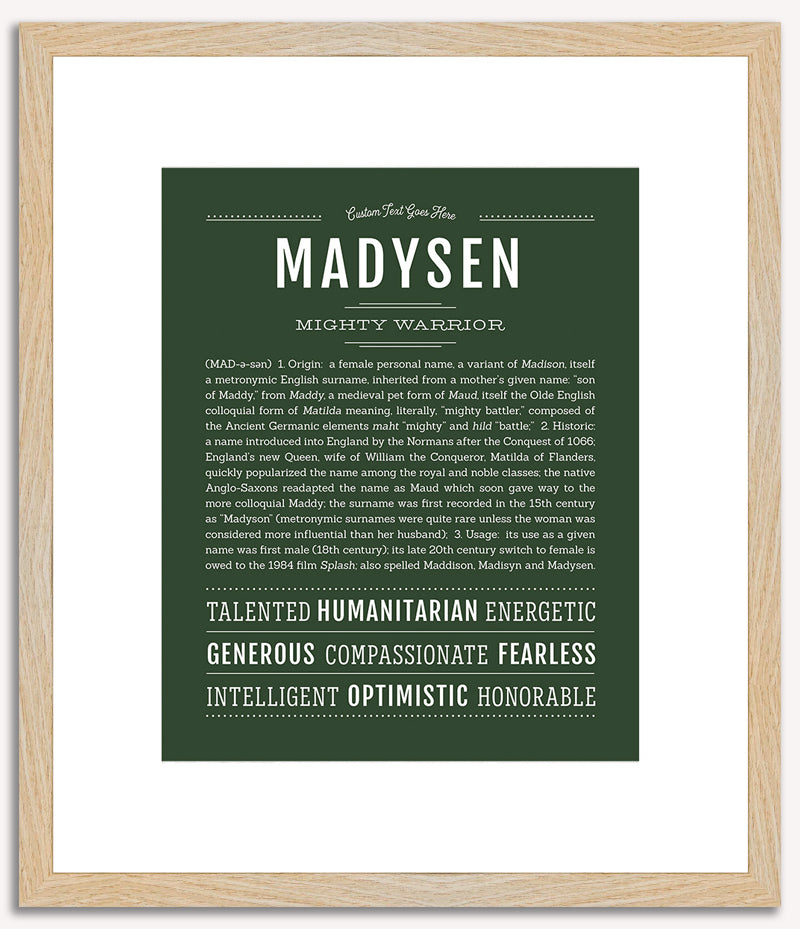 Madysen | Name Art Print