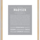 Madysen | Name Art Print