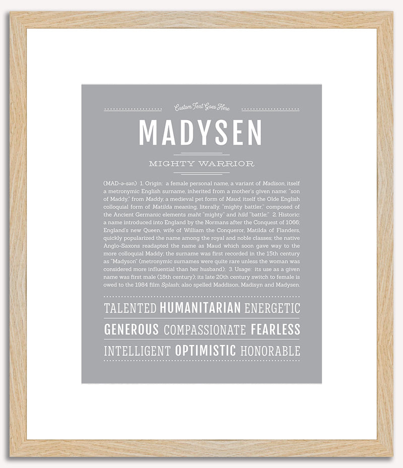 Madysen | Name Art Print