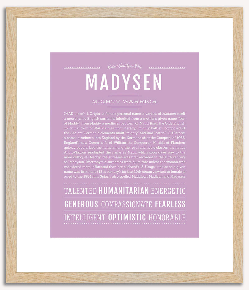 Madysen | Name Art Print