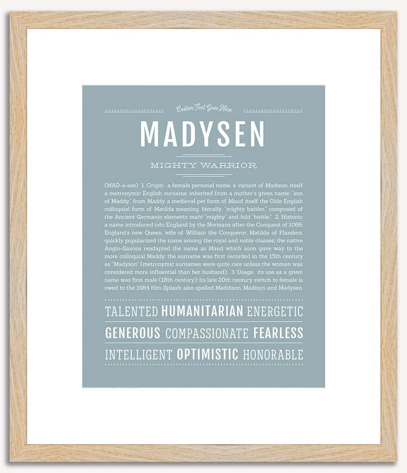 Madysen | Name Art Print