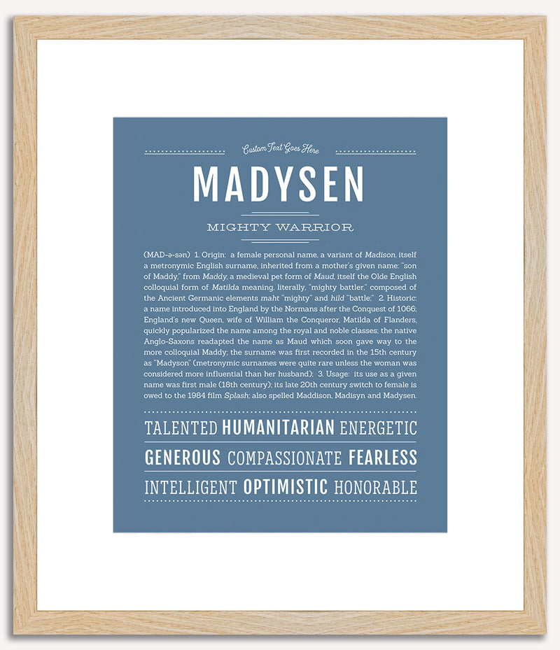 Madysen | Name Art Print