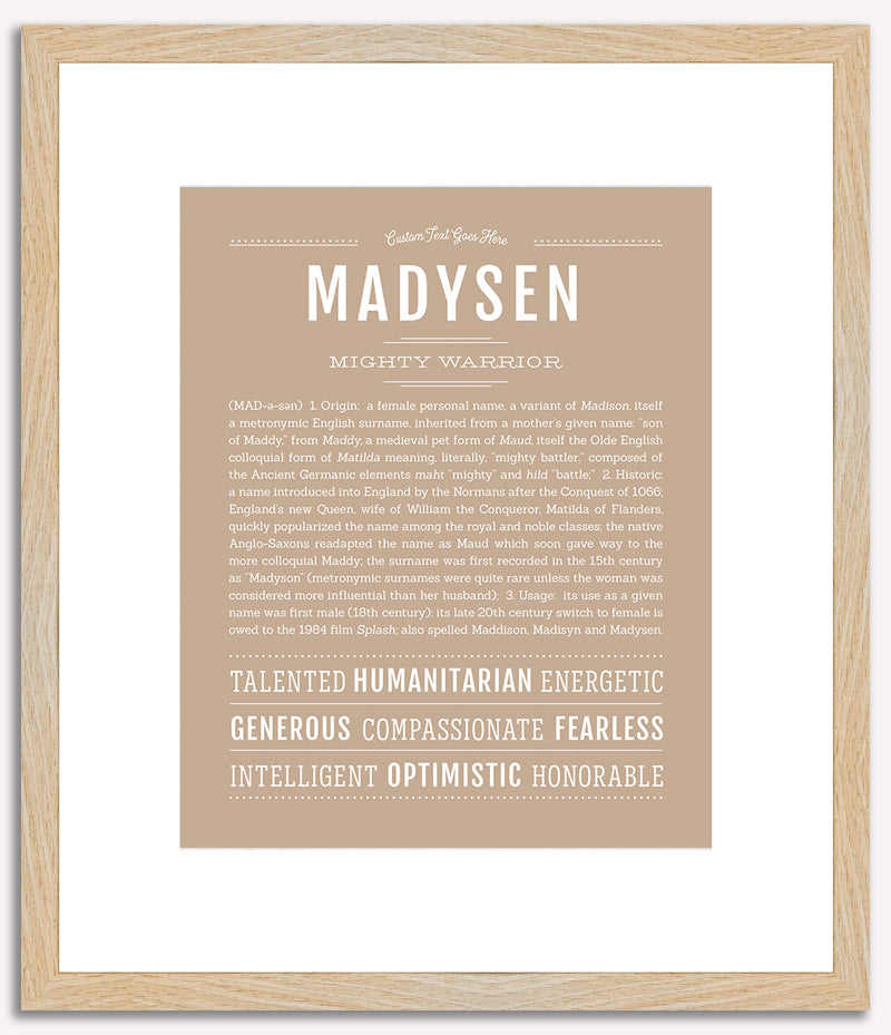 Madysen | Name Art Print