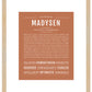 Madysen | Name Art Print