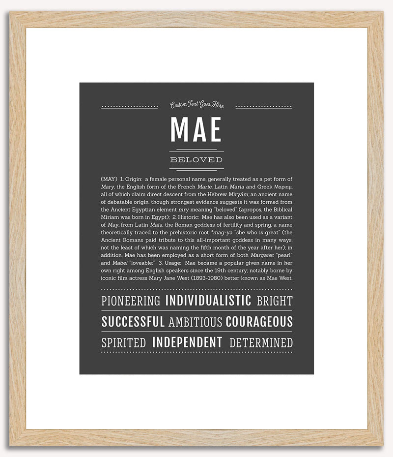 Mae | Name Art Print